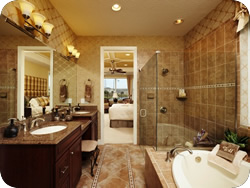Master bathroom