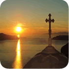 Church in sunset