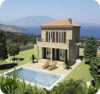 2 bed stone villa