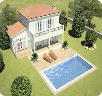 3 bed standard villa